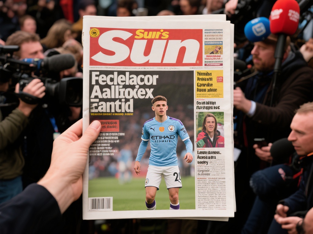 另外，熙熙攘攘的媒体场景中，《太阳报》这