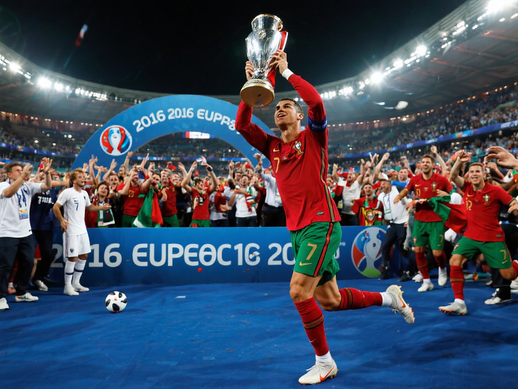 葡萄牙队在2016年欧洲杯中实现了历史性